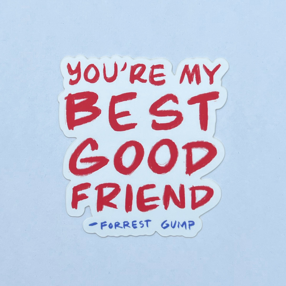 Best Good Friend Forrest Gump Sticker