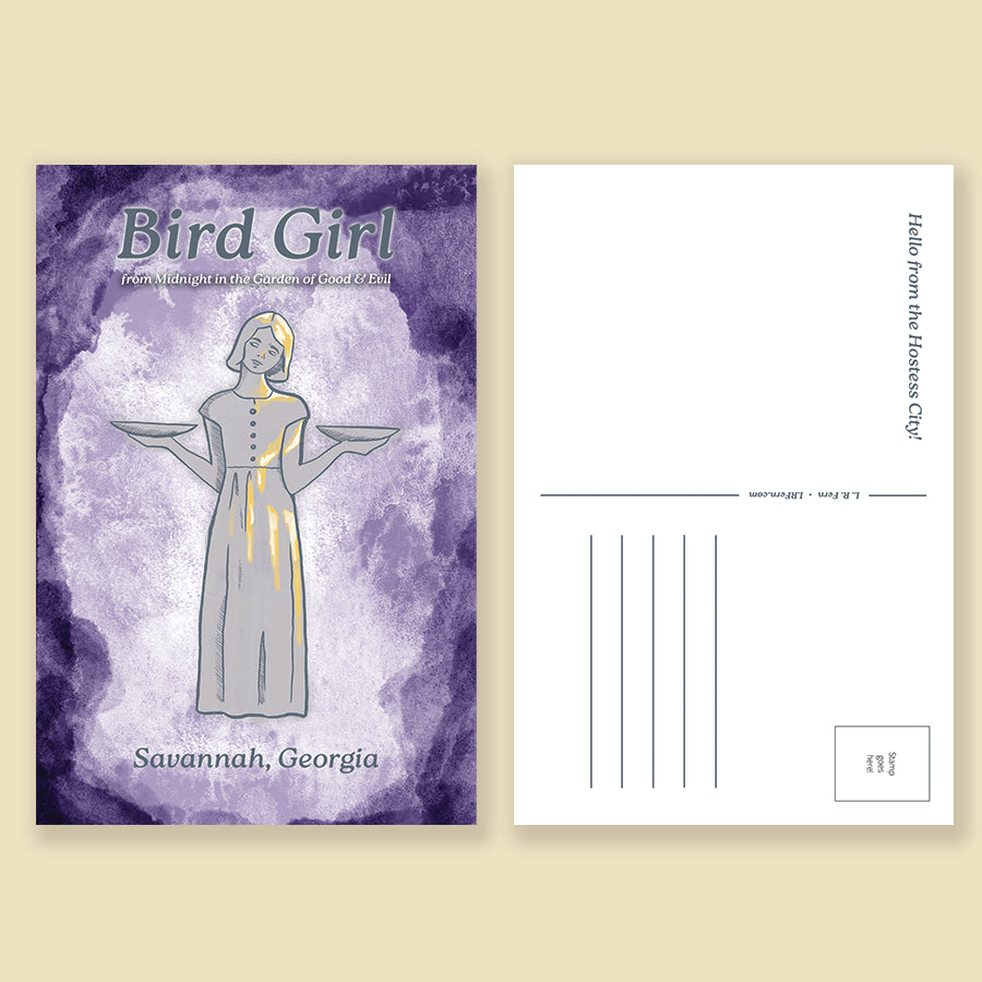 Bird Girl Savannah Postcard