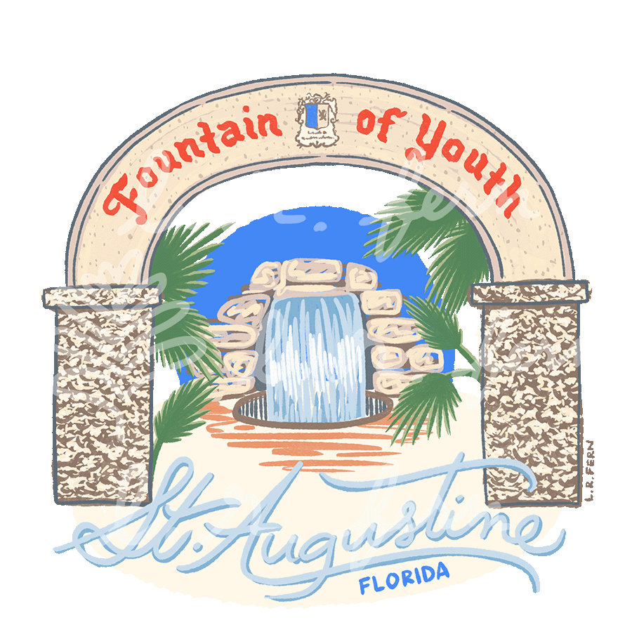 St. Augustine Fountain of Youth Sticker (PRE-ORDER)