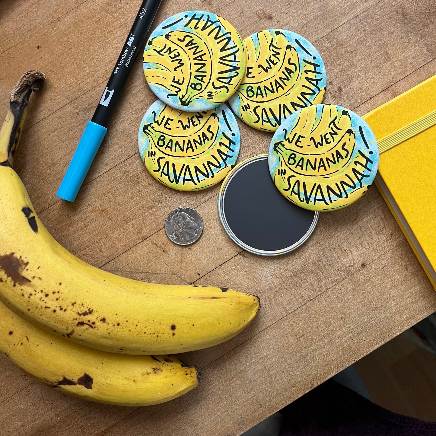 We Went Bananas in Savannah Fridge Magnet