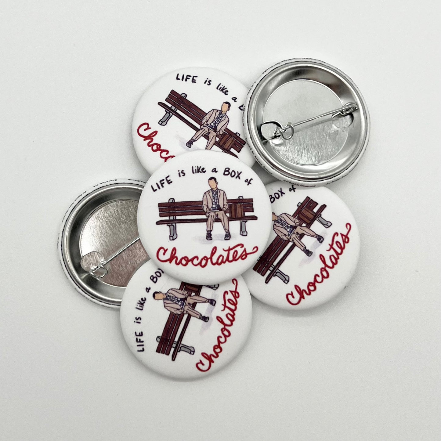 Forrest Gump 1.5" Pinback Button