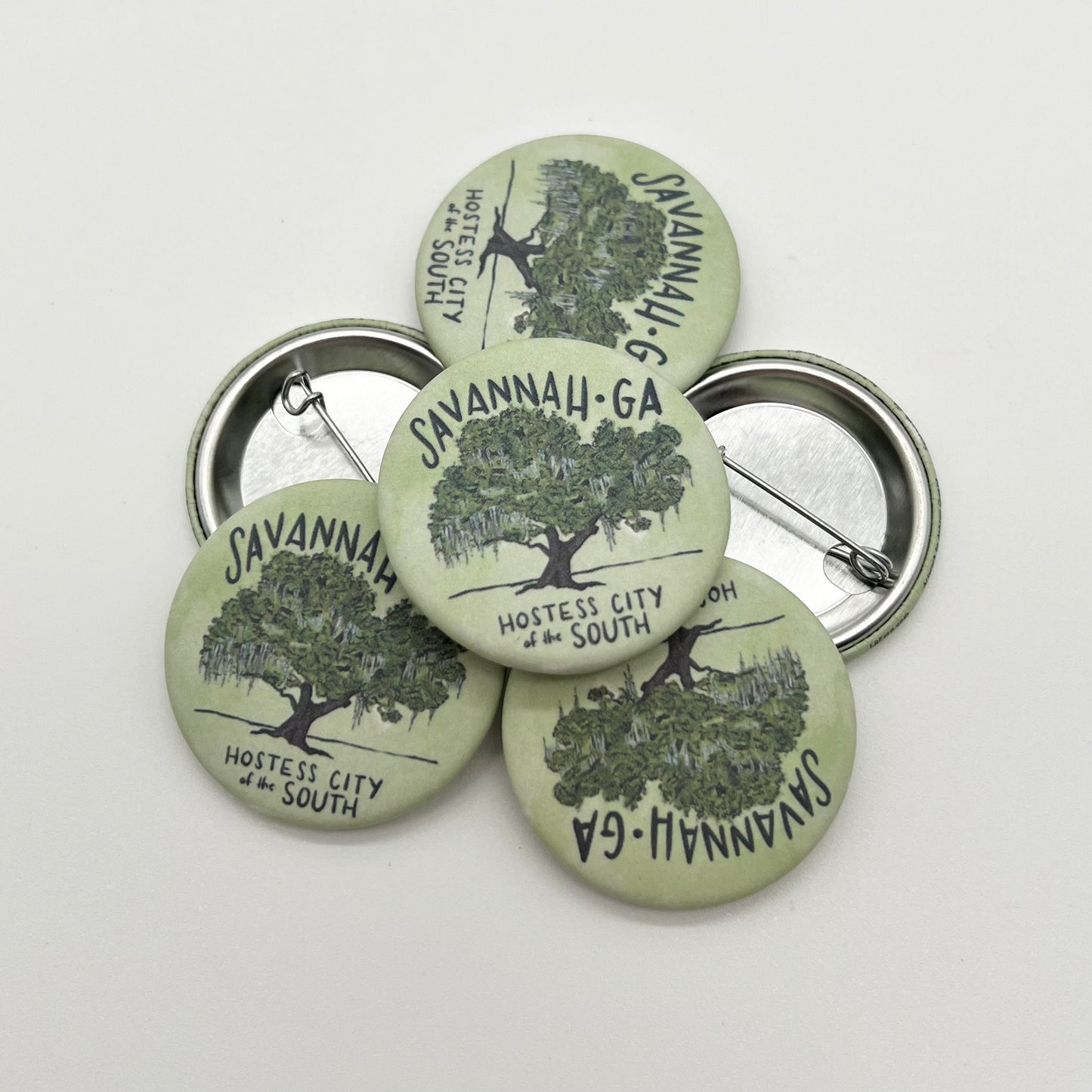 Live Oak 1.5" Pinback Button