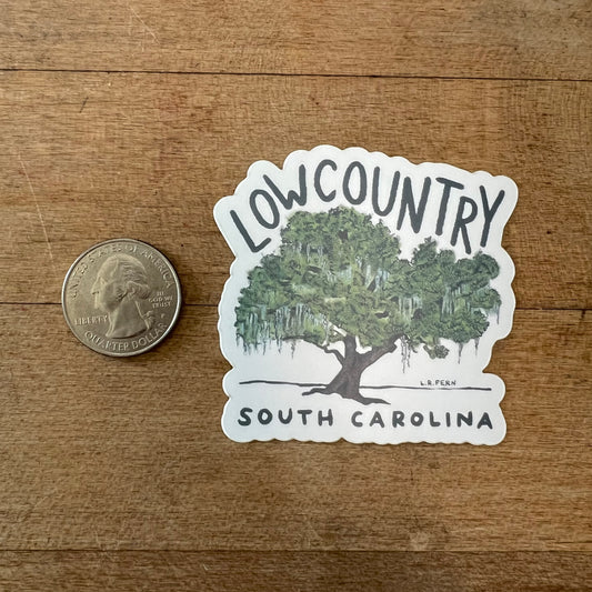Lowcountry Live Oak Sticker