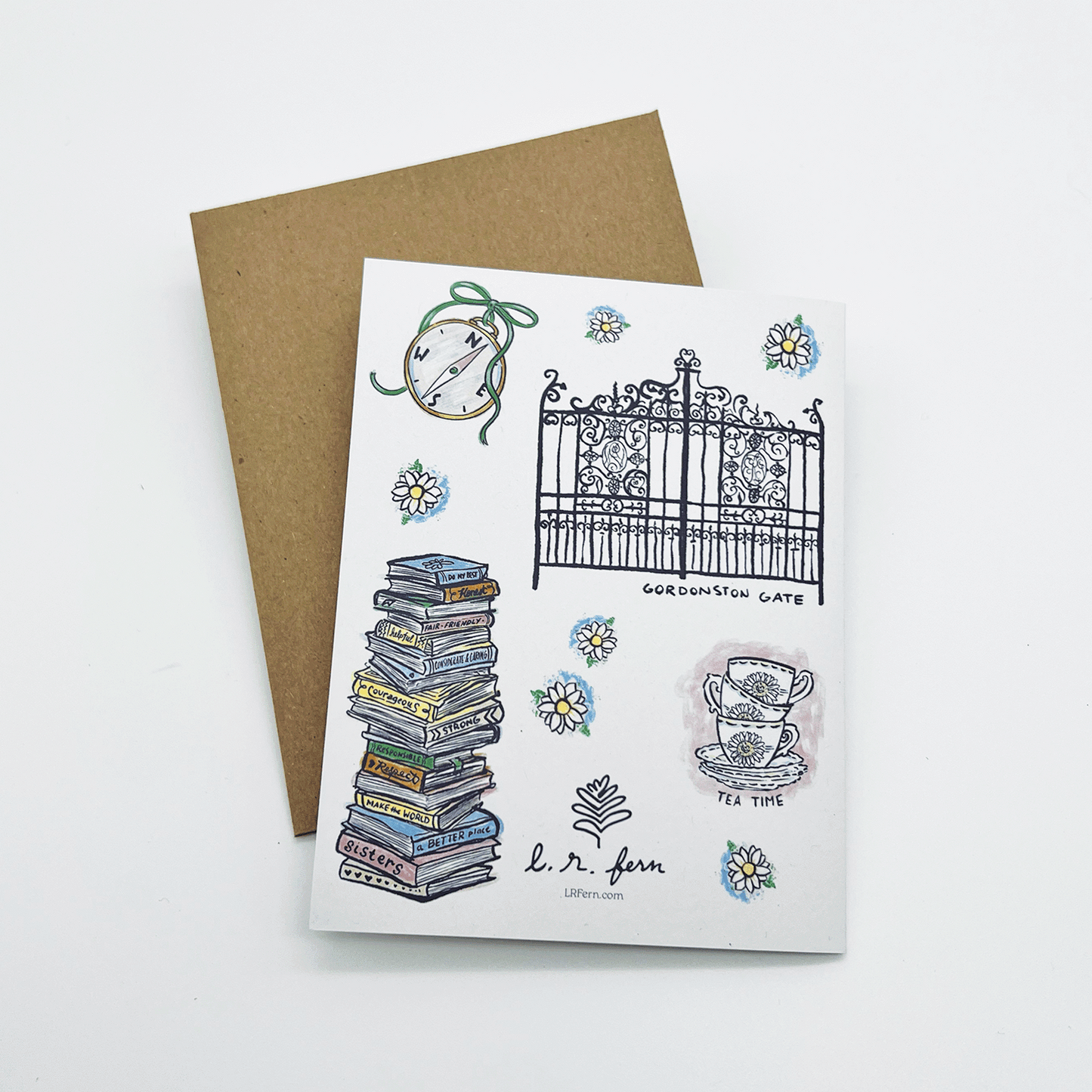 Juliette Gordon Low Birthplace Greeting Card - Full Art