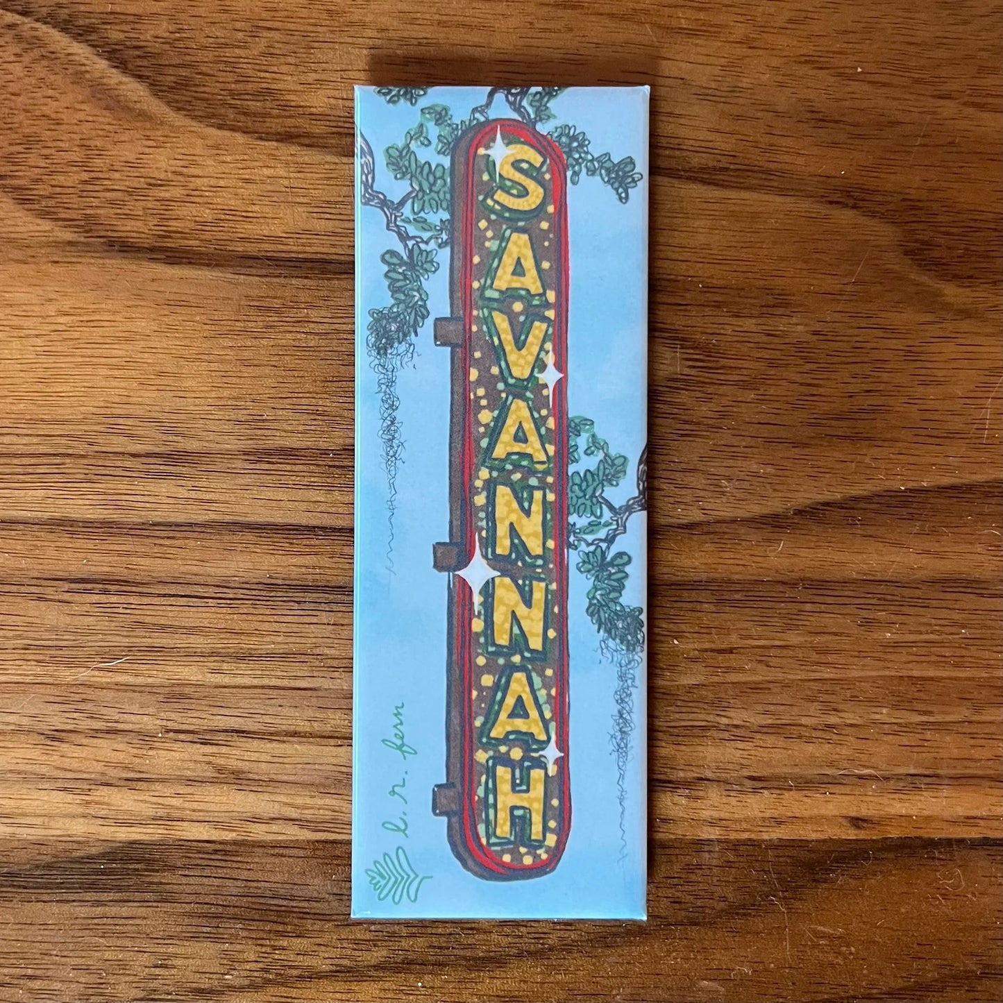 Savannah in Lights Fridge Magnet