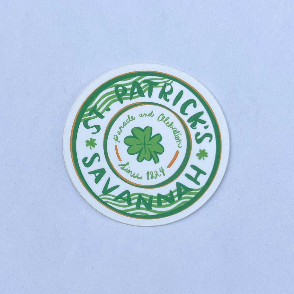 Savannah St. Patrick's Day Sticker