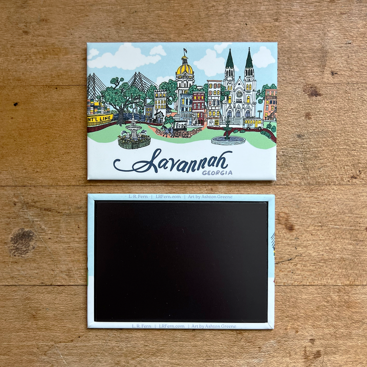 Savannah Skyline Magnet