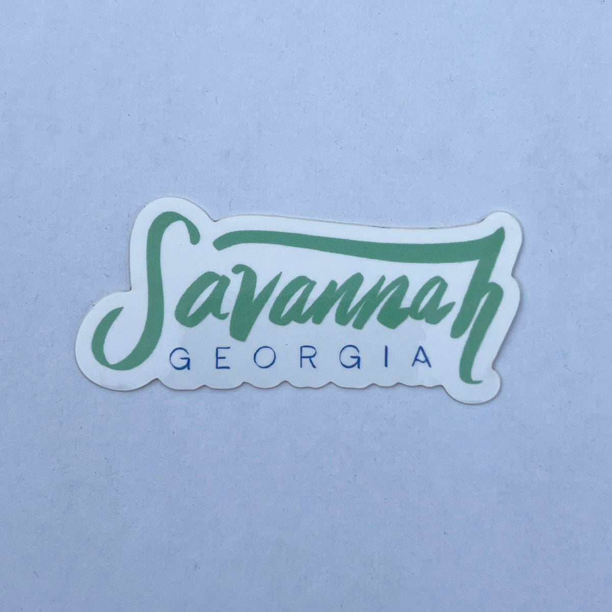 Savannah Script Sticker