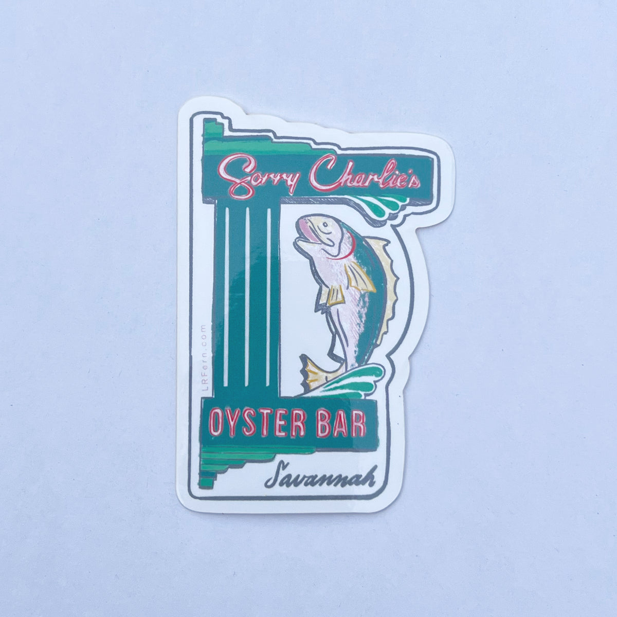 Sorry Charlie's Savannah Sticker