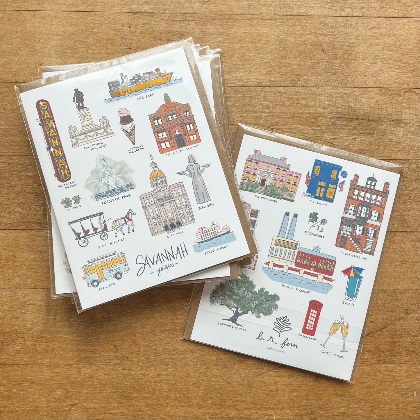 Savannah Sights Greeting Card