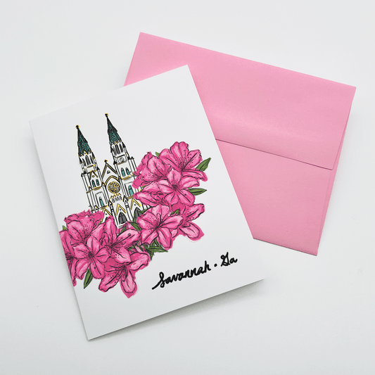 Azalea Savannah Greeting Card