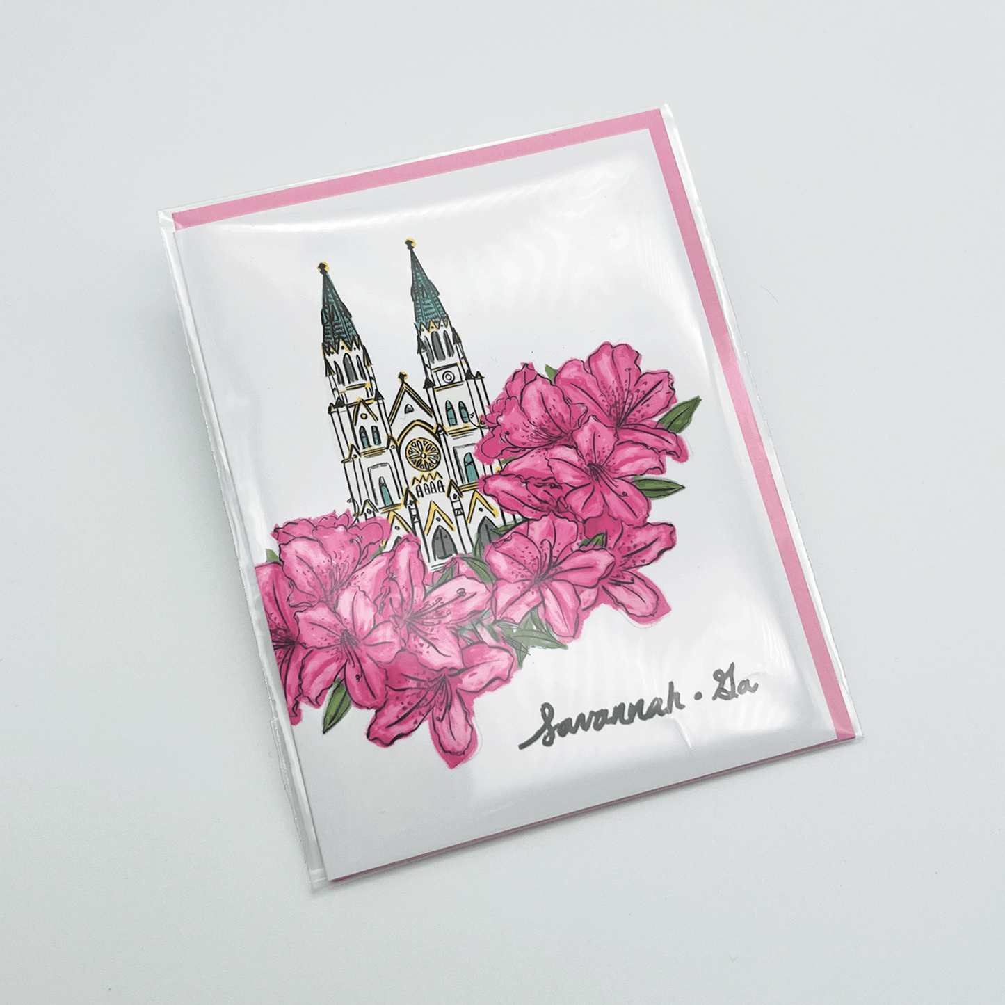 Azalea Savannah Greeting Card