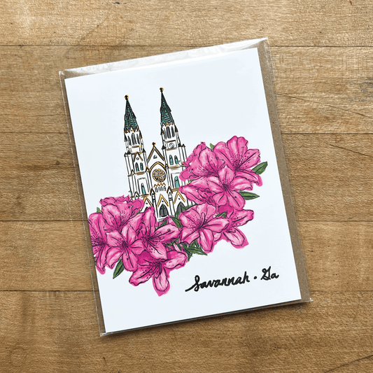 Azalea Savannah Greeting Card