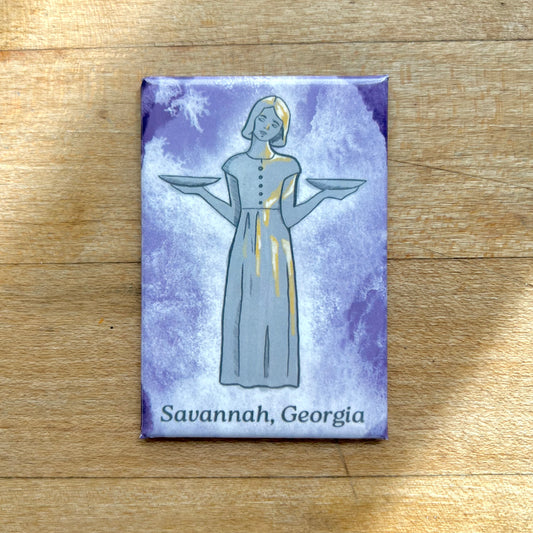 Bird Girl Savannah Fridge Magnet