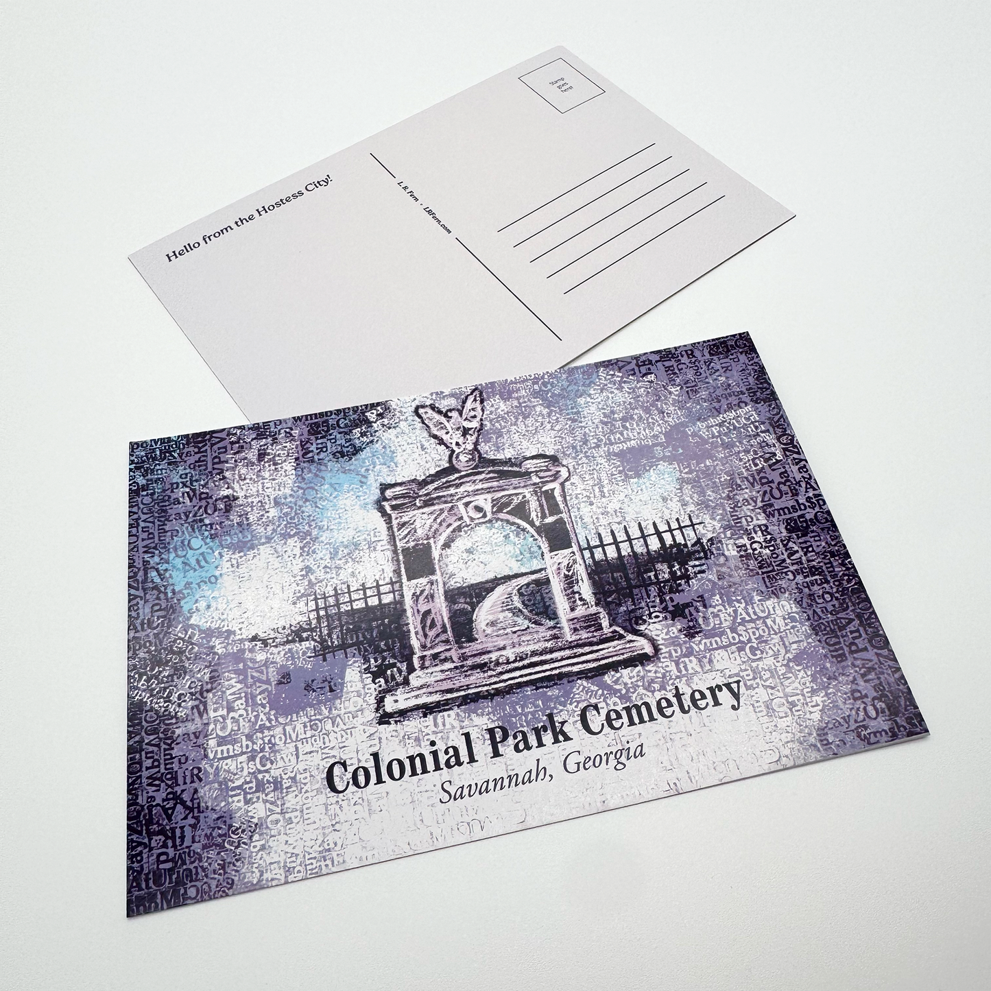Colonial Park Cemetery Savannah Postcard