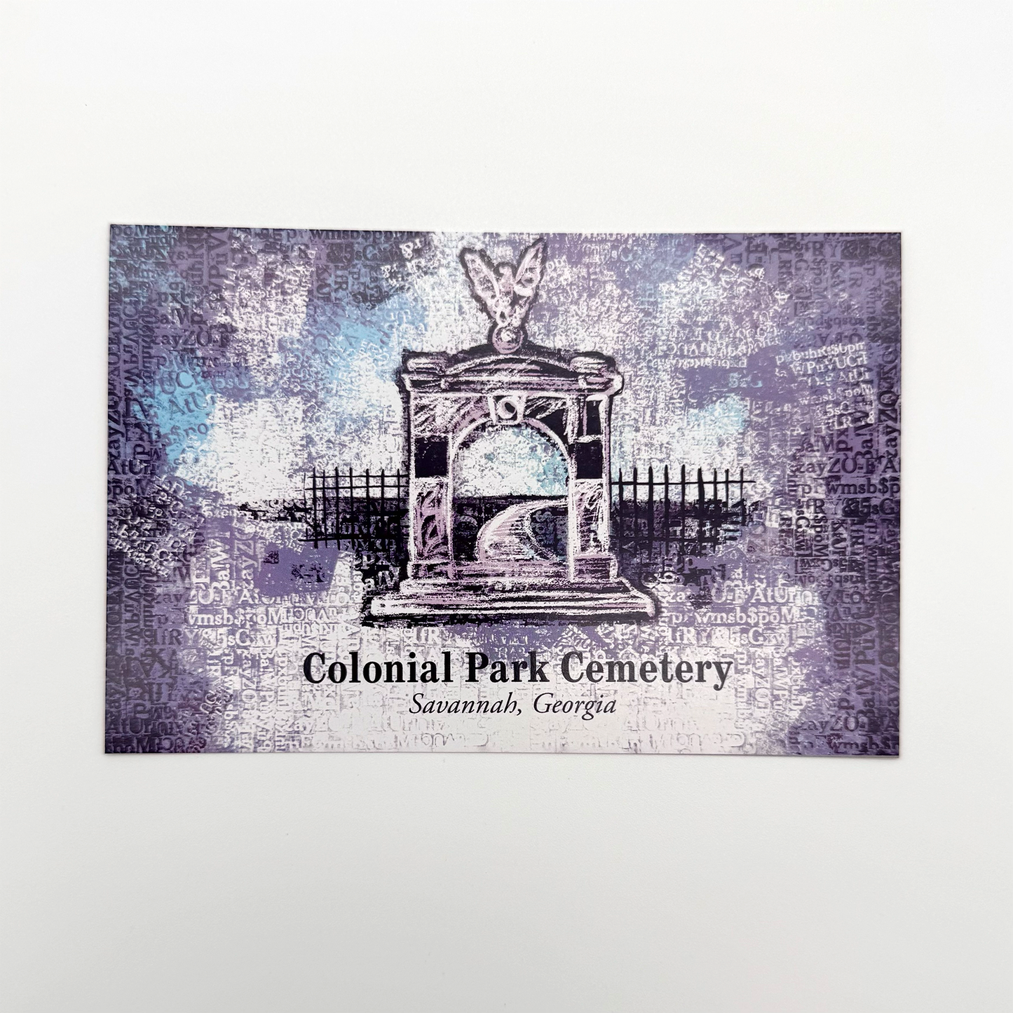 Colonial Park Cemetery Savannah Postcard
