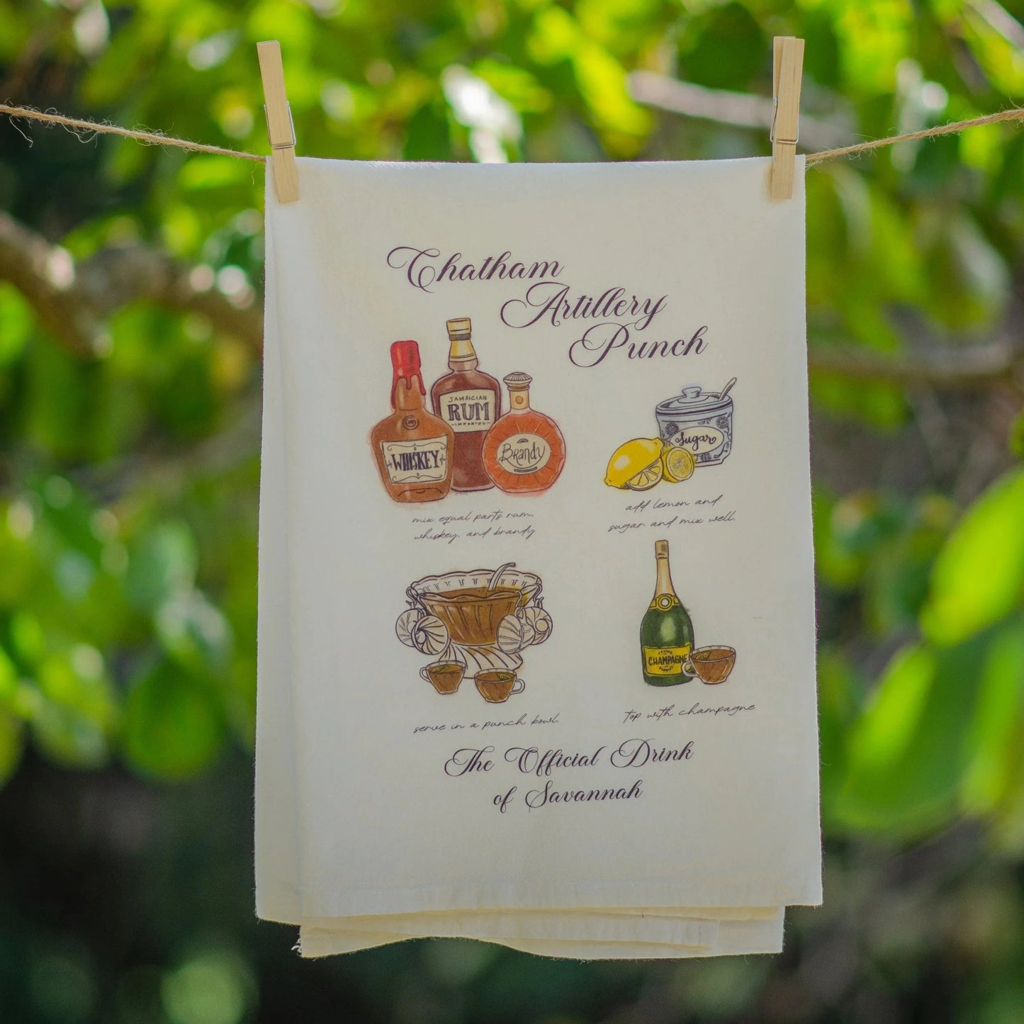 Chatham Artillery Punch Tea Towel