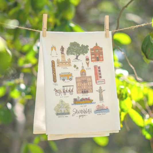 Savannah Sights Tea Towel