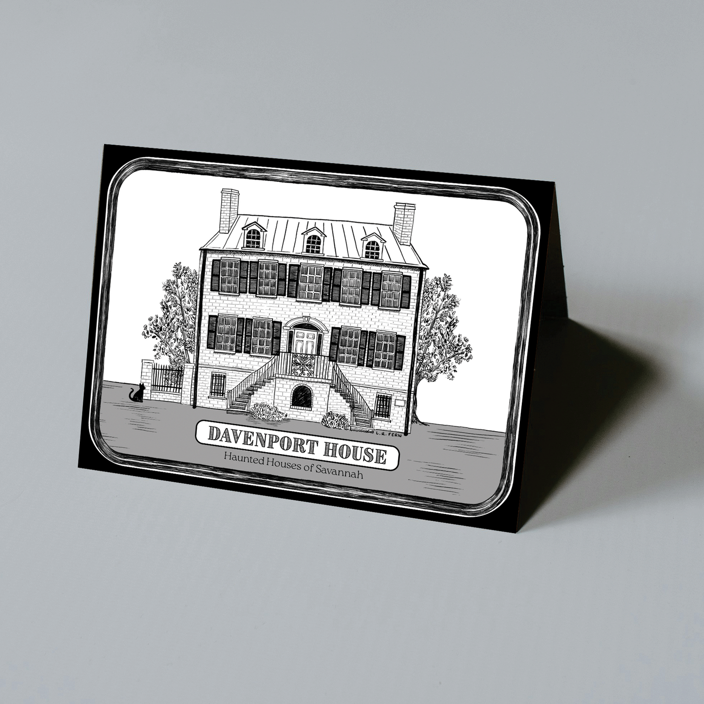 The Haunted Davenport House Greeting Card
