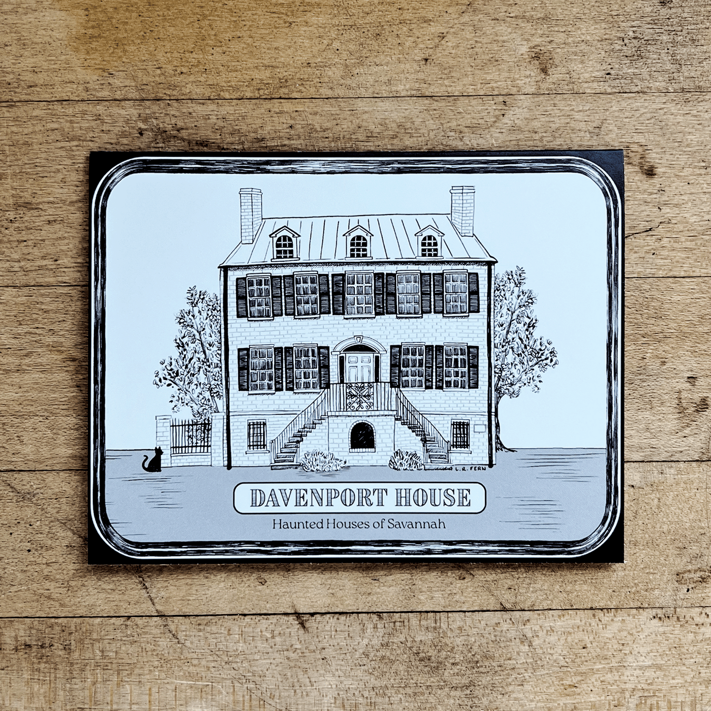 The Haunted Davenport House Greeting Card