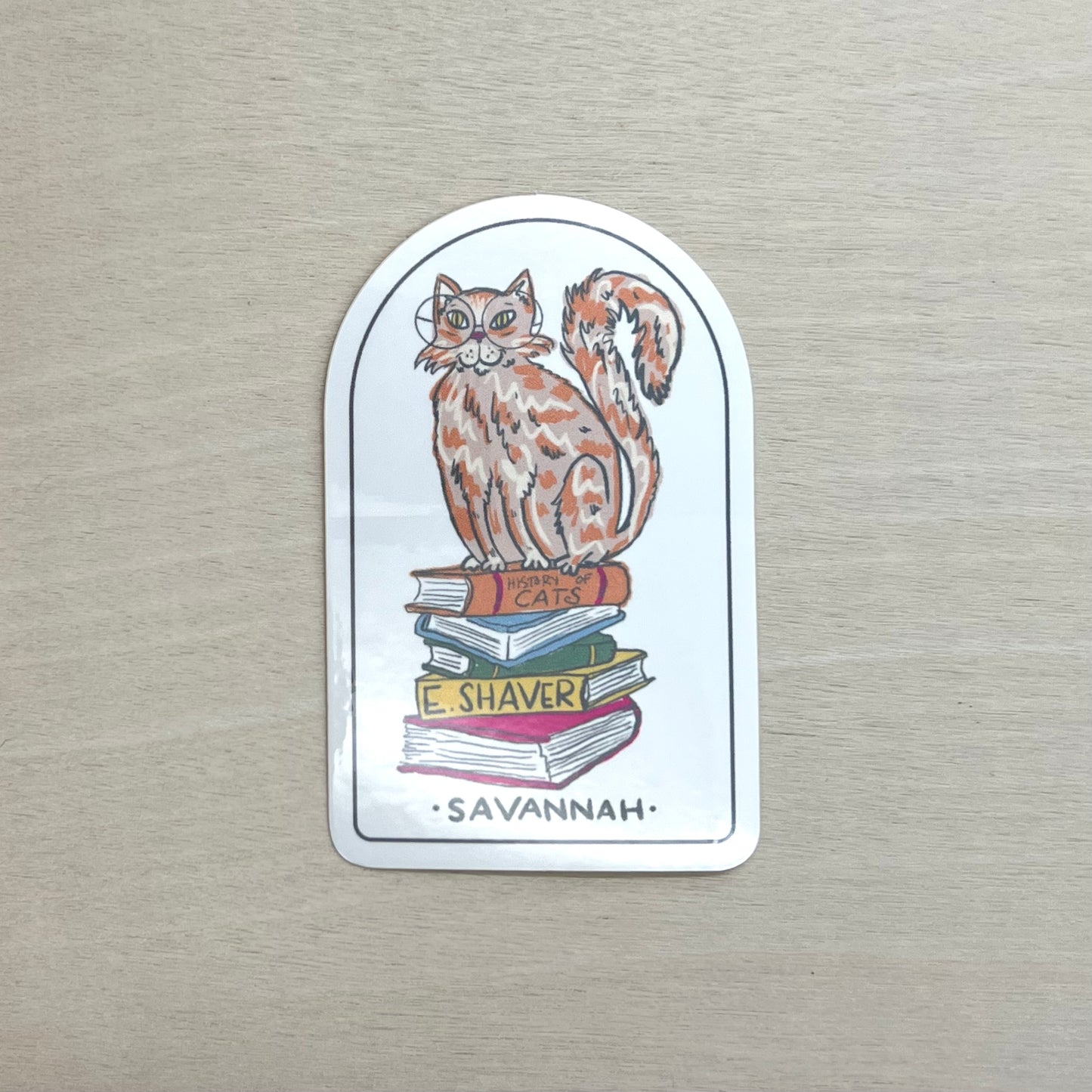 E. Shaver Sticker