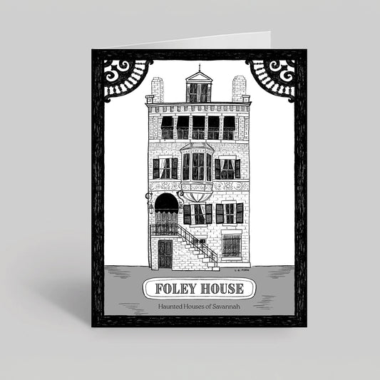 The Haunted Foley House Greeting Card