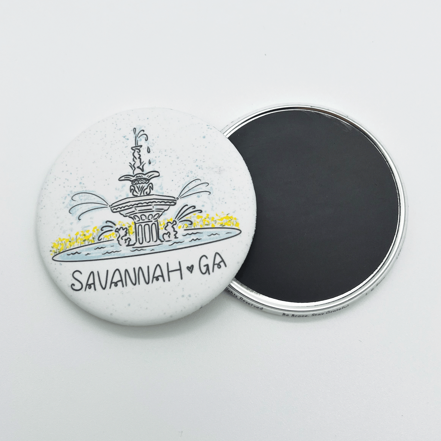 Forsyth Fountain Savannah Magnet