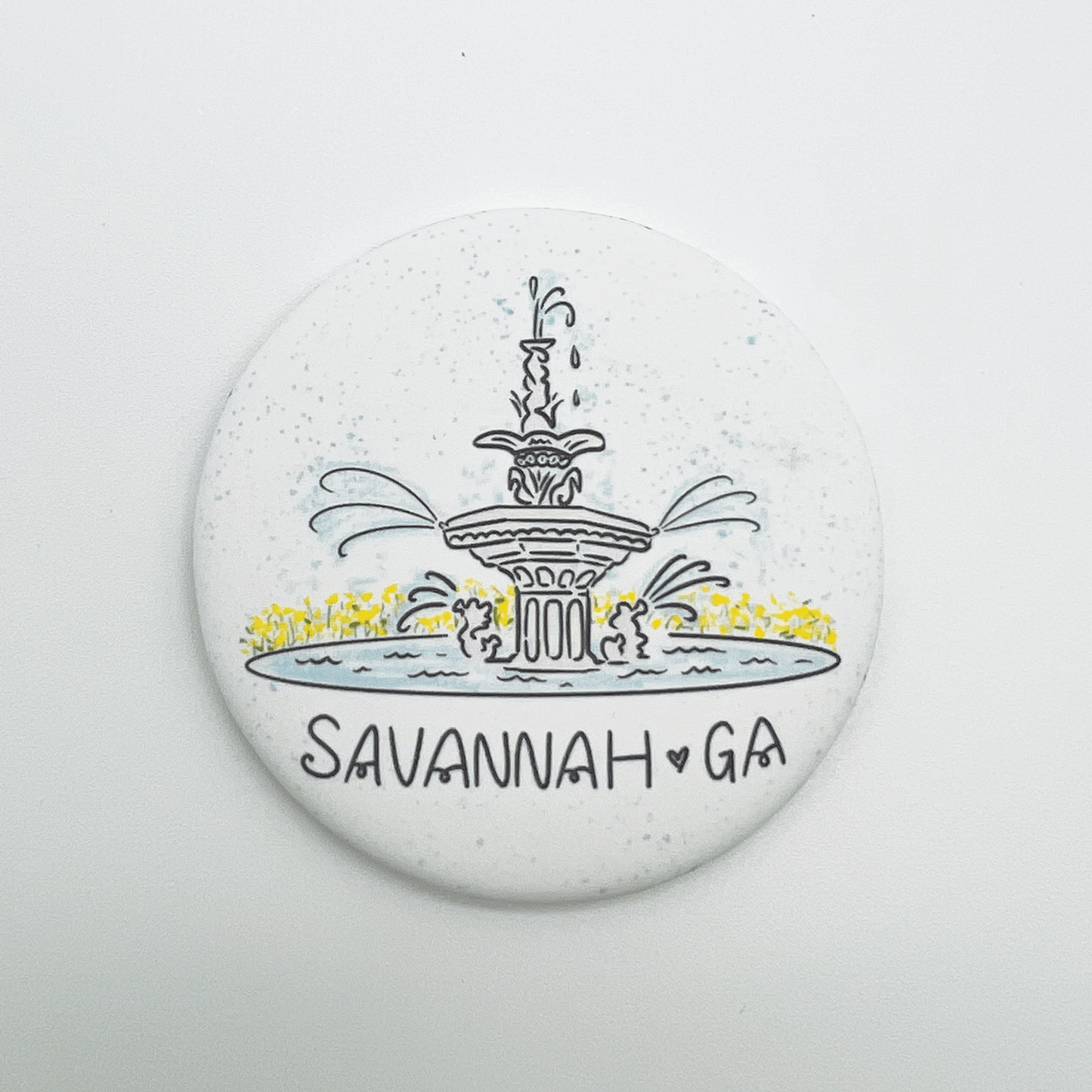 Forsyth Fountain Savannah Magnet