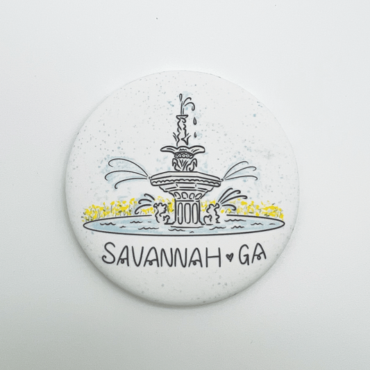 Forsyth Fountain Savannah Magnet