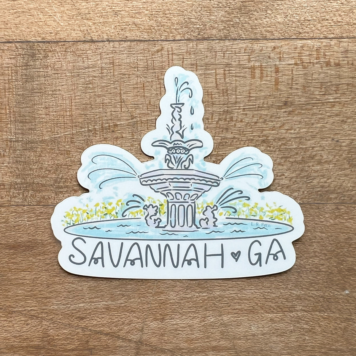Forsyth Fountain Savannah Sticker
