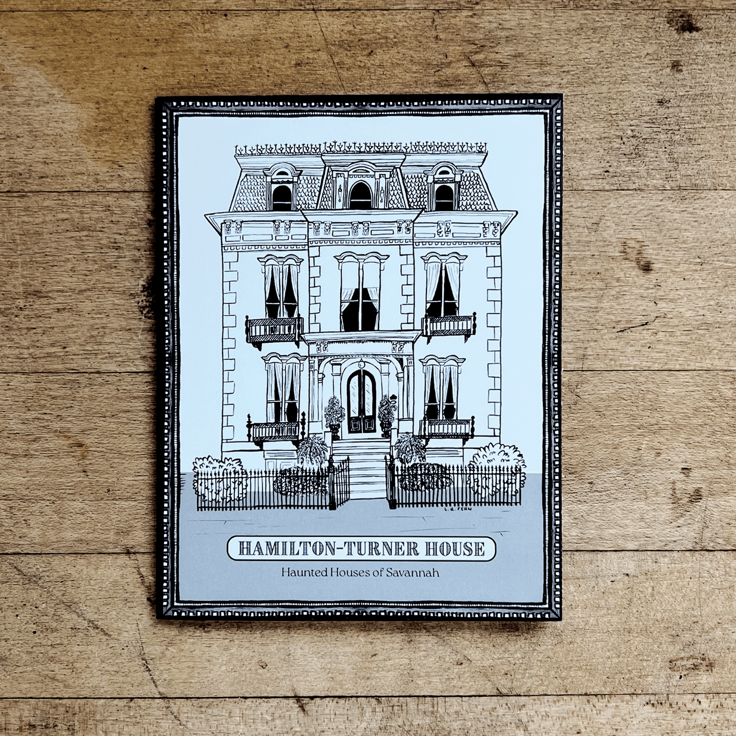 The Haunted Hamilton-Turner House Greeting Card