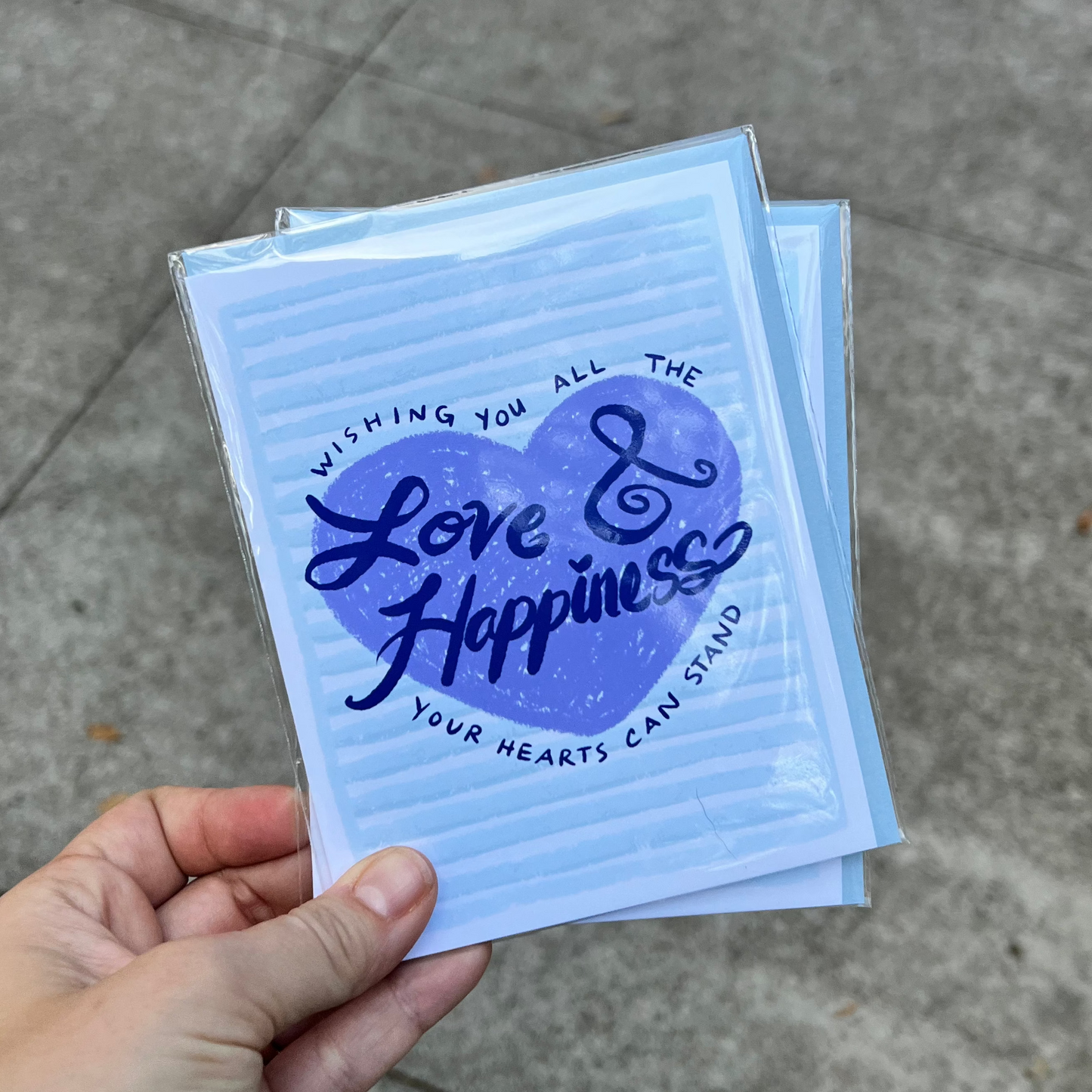 Love & Happiness Wedding Card