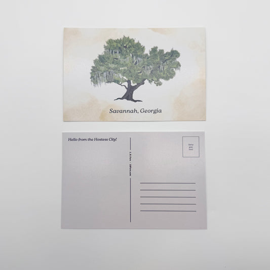 Live Oak Savannah Postcard