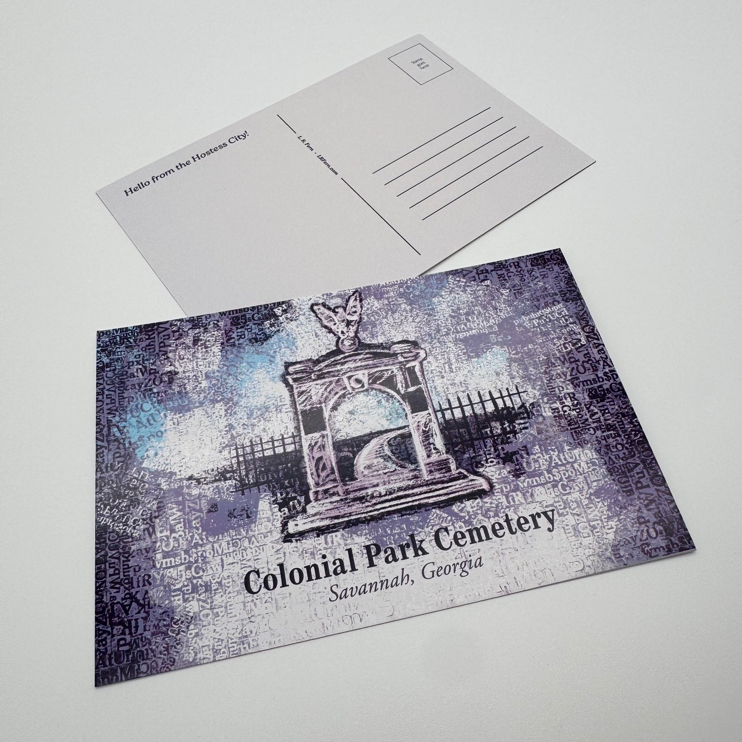 Colonial Park Cemetery Savannah Postcard