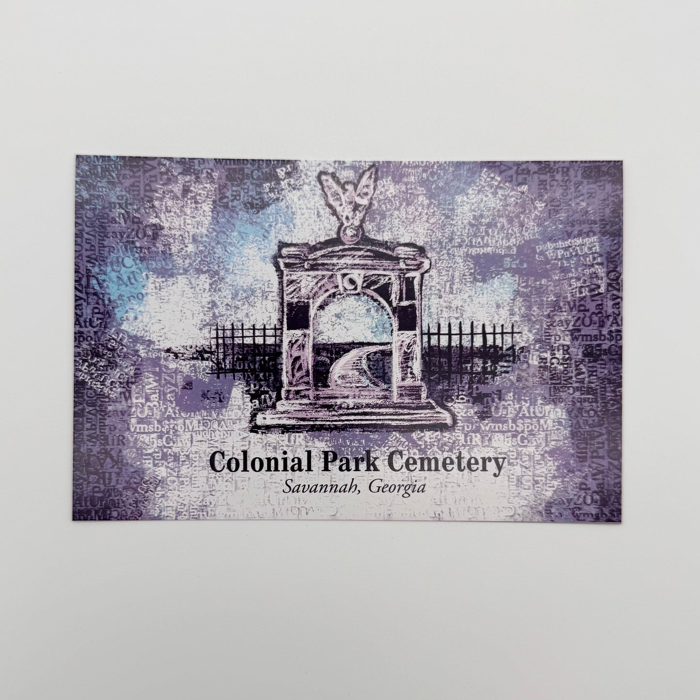 Colonial Park Cemetery Savannah Postcard