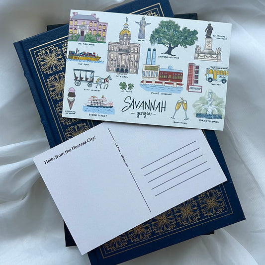 Savannah Sights Postcard