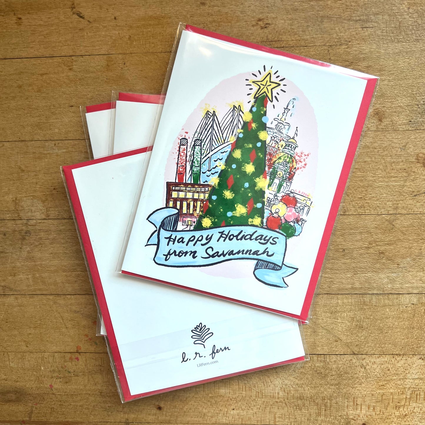 Happy Holidays from Savannah Card