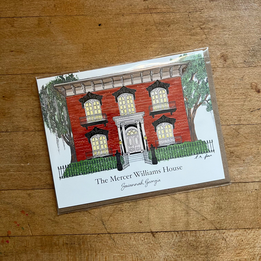Mercer Williams House Greeting Card