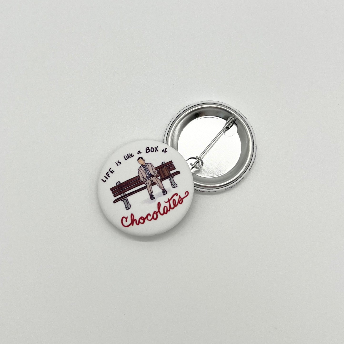 Forrest Gump 1.5" Pinback Button