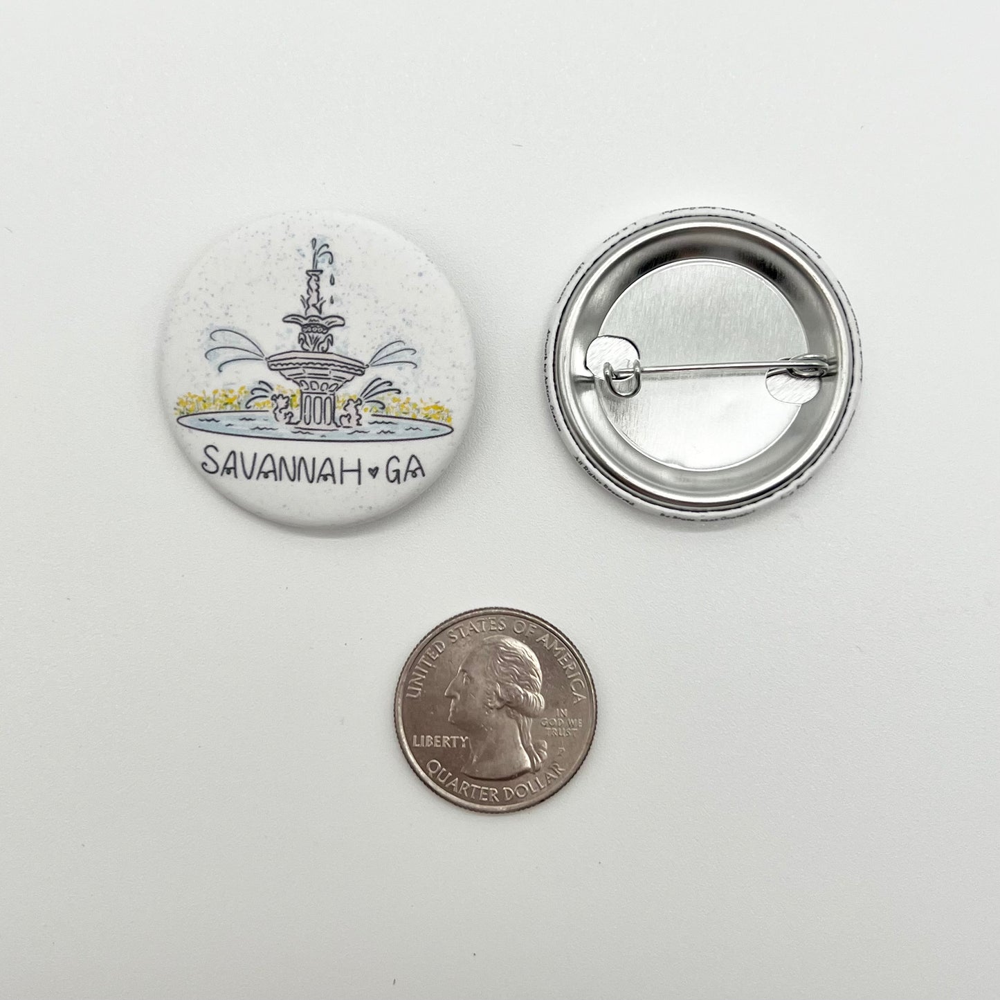Forsyth Park 1.5" Pinback Button