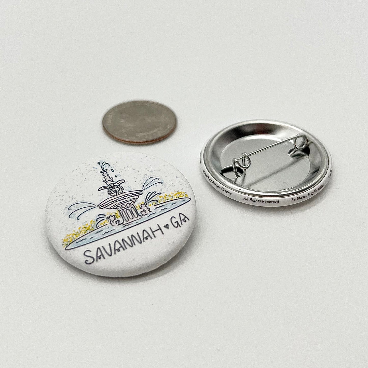 Forsyth Park 1.5" Pinback Button