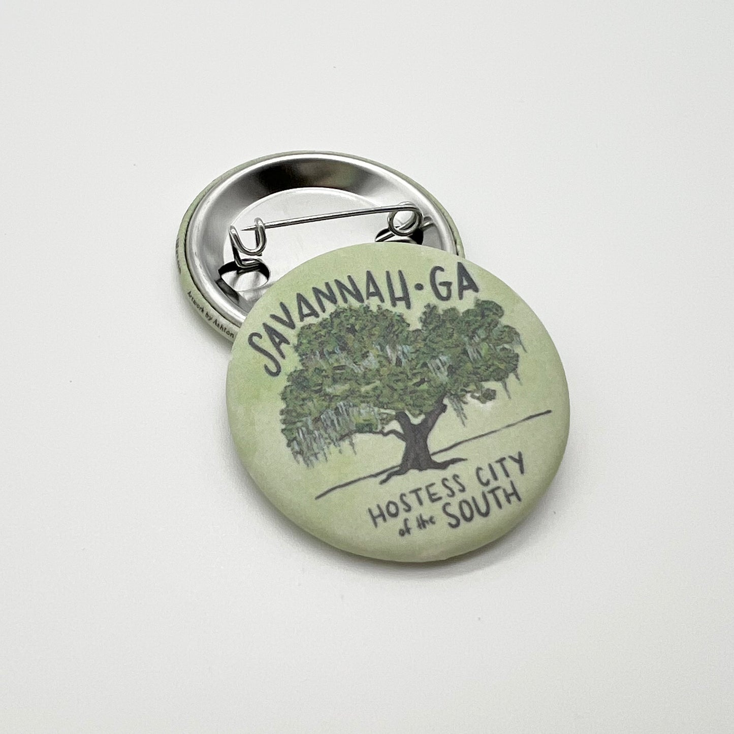 Live Oak 1.5" Pinback Button