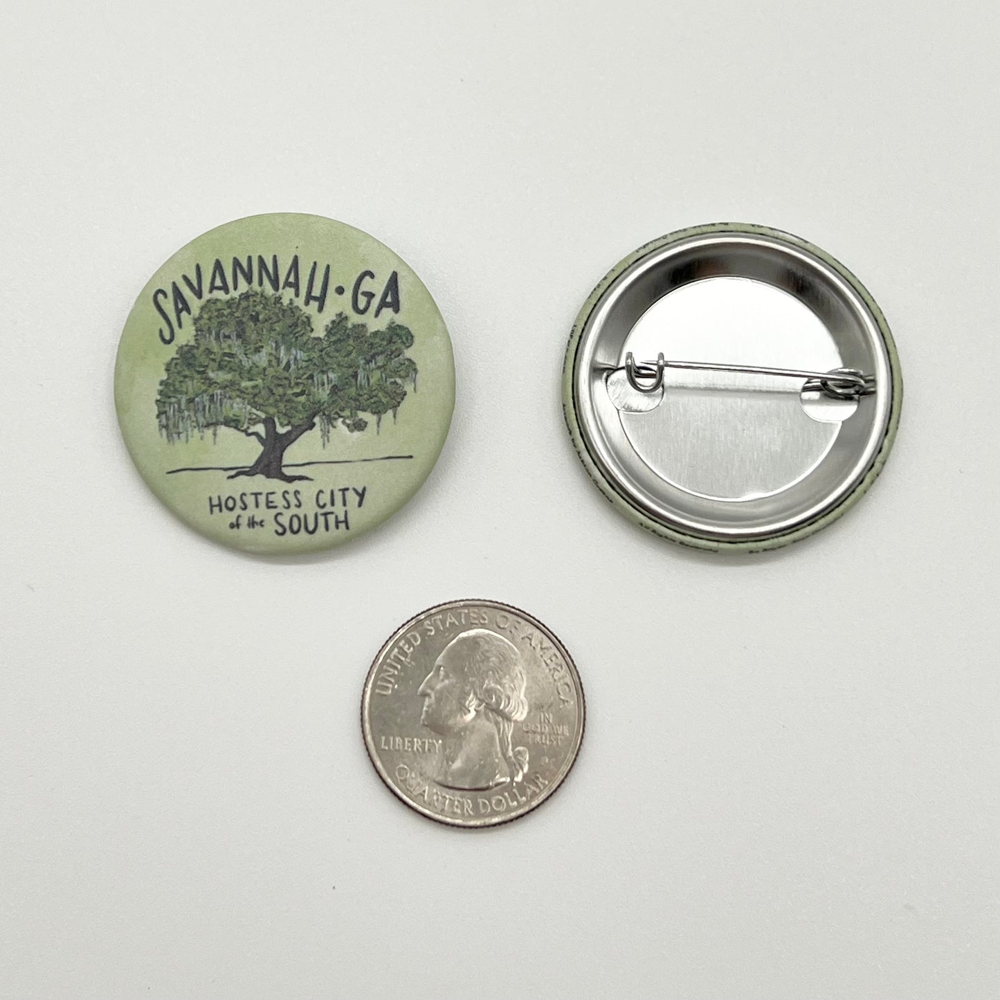 Live Oak 1.5" Pinback Button