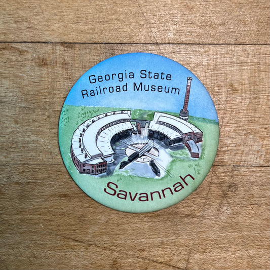 Georgia State Railroad Museum Roundhouse Magnet