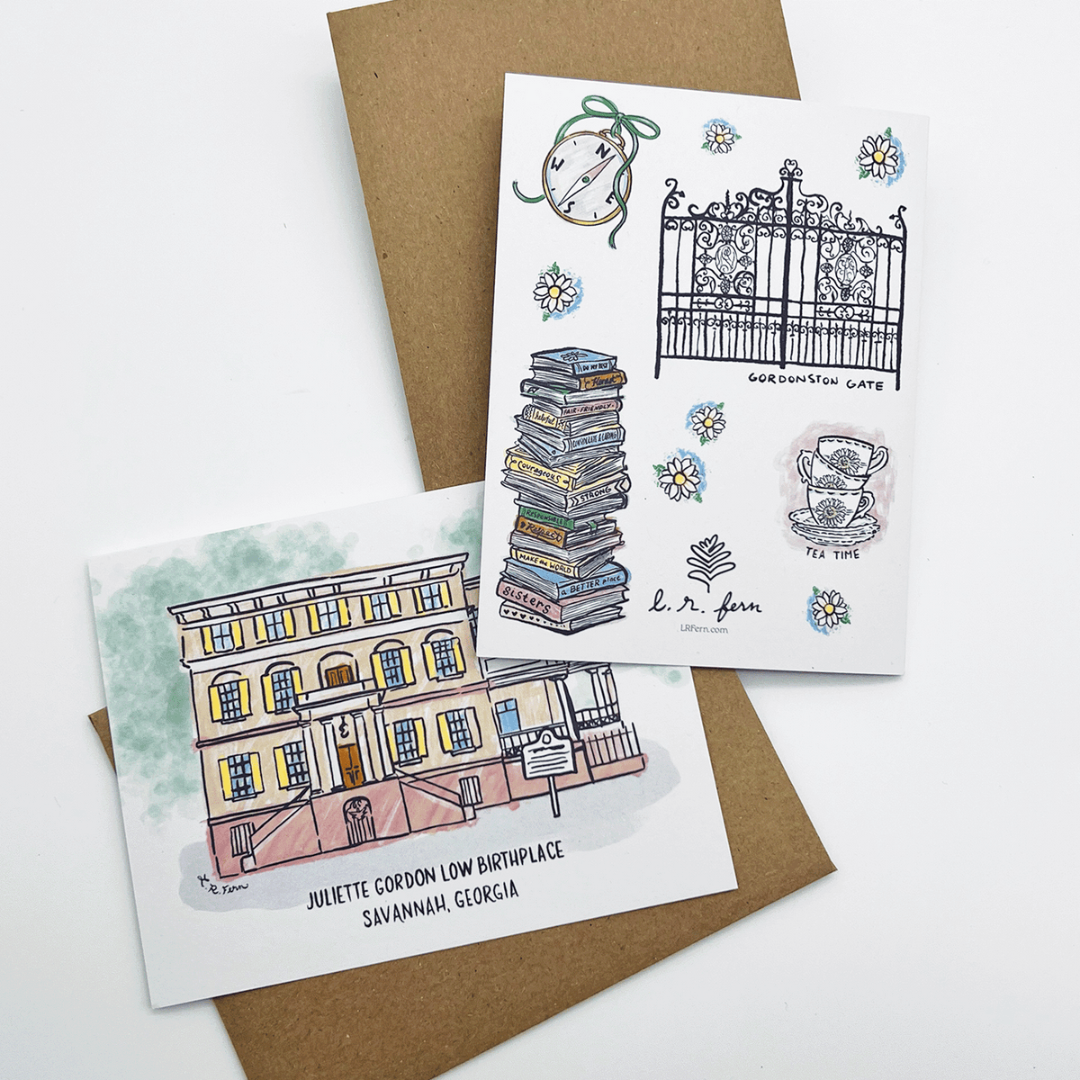 Juliette Gordon Low Birthplace Greeting Card - Building