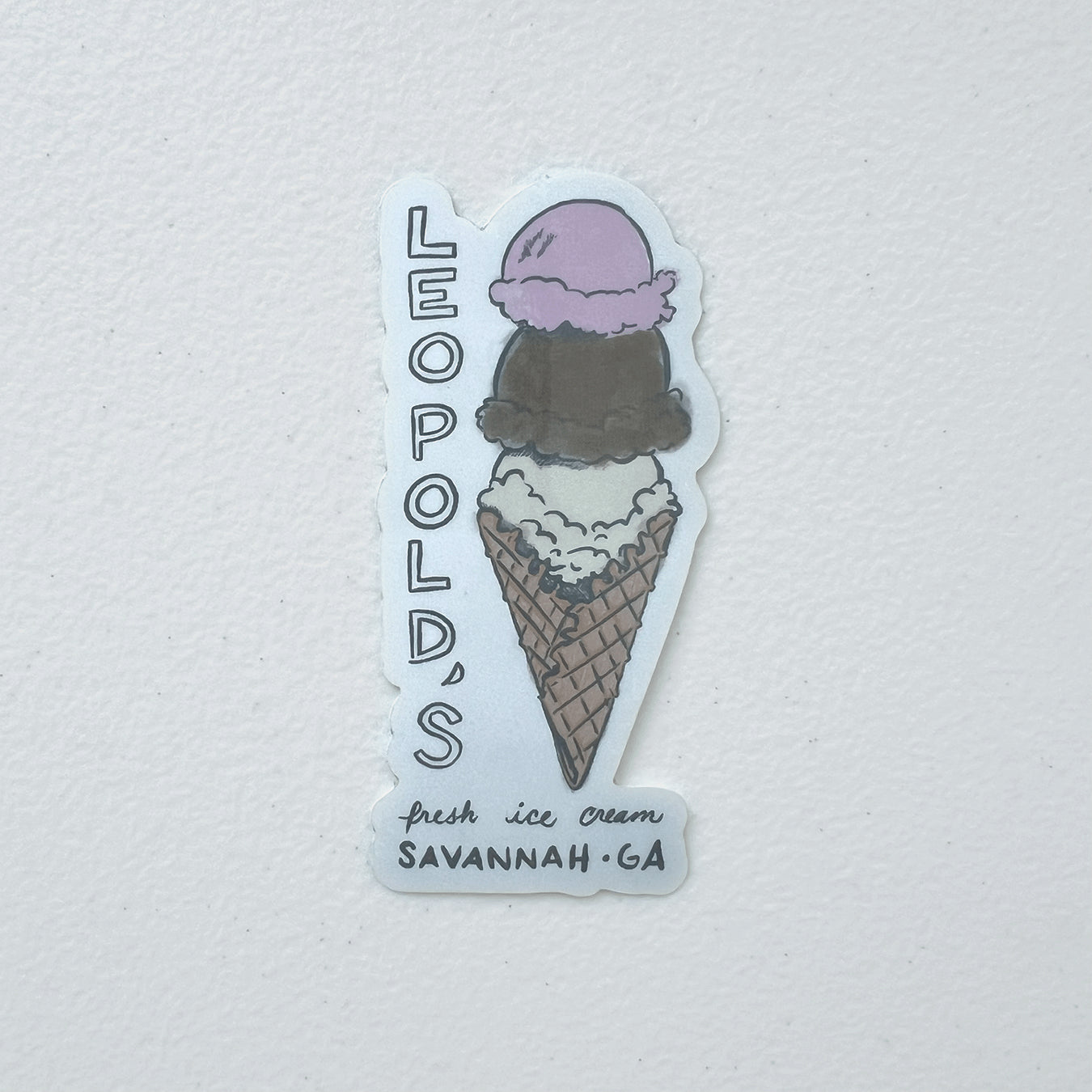 Leopold's Ice Cream Sticker