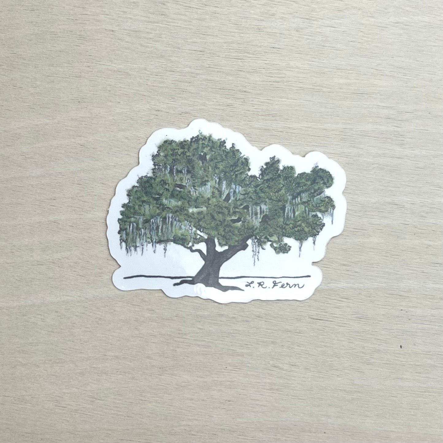 Live Oak Tree Sticker