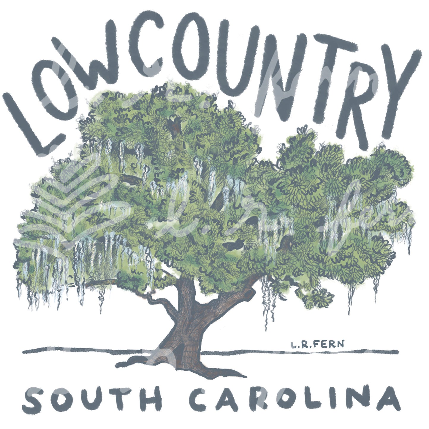 Lowcountry Live Oak Sticker PRE-ORDER