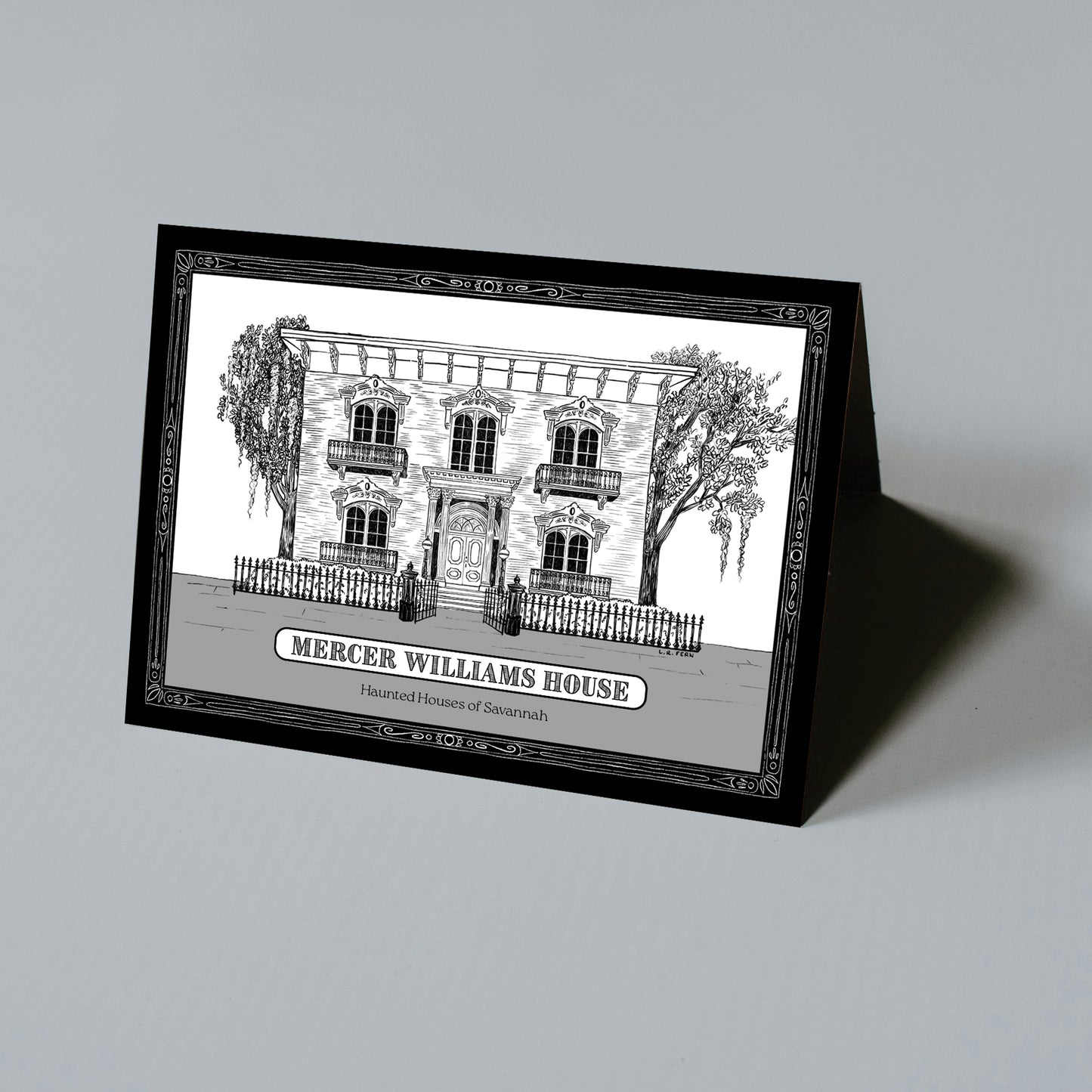 The Haunted Mercer Williams House Greeting Card