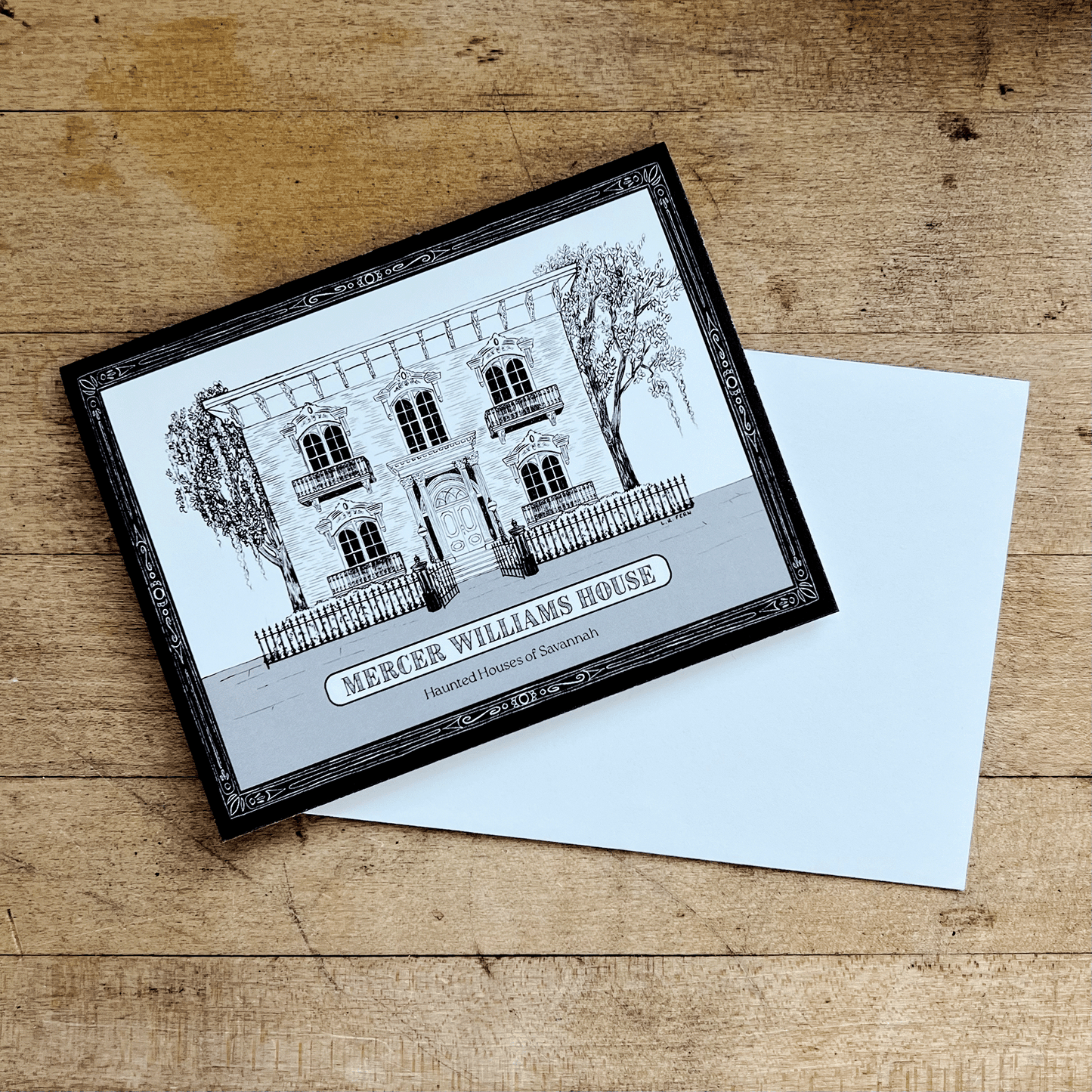 The Haunted Mercer Williams House Greeting Card